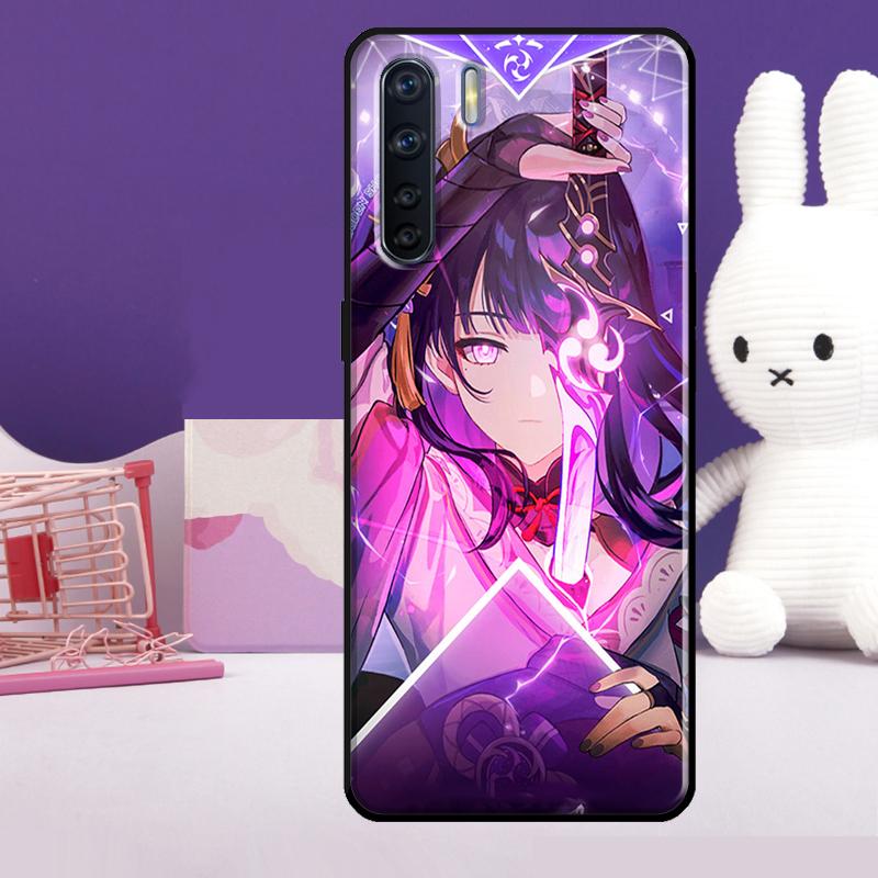 Genshin Impact Raiden Shogun Baal Case For Oppo A60 A80 A40 A77 A57 A17 A74 A54 A94 A78 A98 A18 A38 A58 A96 A76 A16 A15 A5 Pro