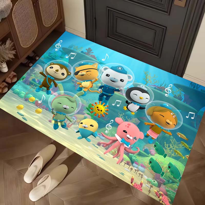 Octonauts Game Room Non-slip Mats Are Also Suitable for Men's Bedrooms, Living Rooms, Sofas, and Other Places, and Are Washable,