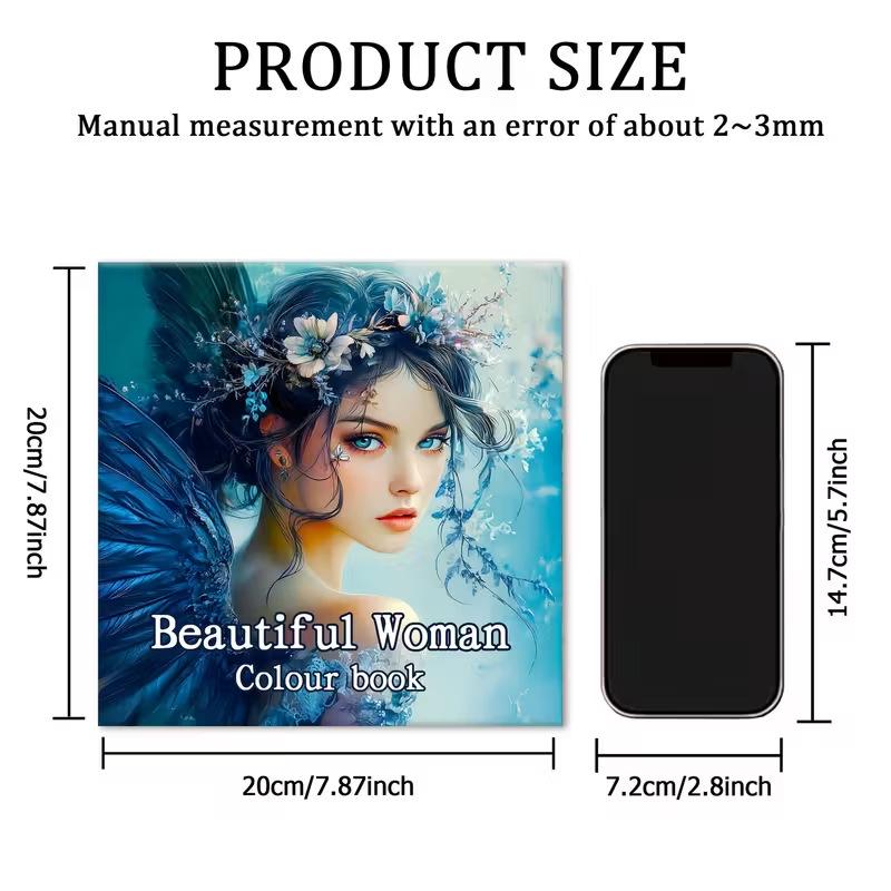 Women's Coloring & Doodle Notebook: Hand-Painted Tracing & Drawing Paper