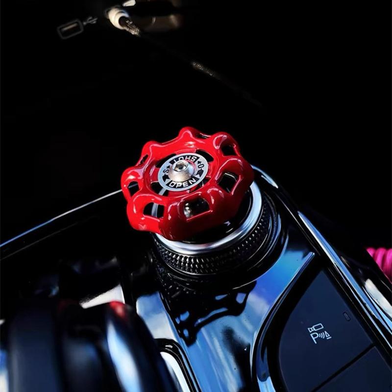 Spaß Auto Center Ventil Dekoration Auto Innen Schaltknauf Abdeckung Getriebe Industrie Ventil Schalter Aufkleber Auto Ornament