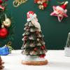 Mini Resin Christmas Tree Ornament for Holiday Decor Charming Desktop Decoration for Home Office Classroom and More