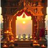 God Idol's | 2 Inch | Small Idols for Pooja Room - Home Decor | Car | House Warming Gifts | Decoration Items (Ganpati, Laxmi & Saraswati Devi)