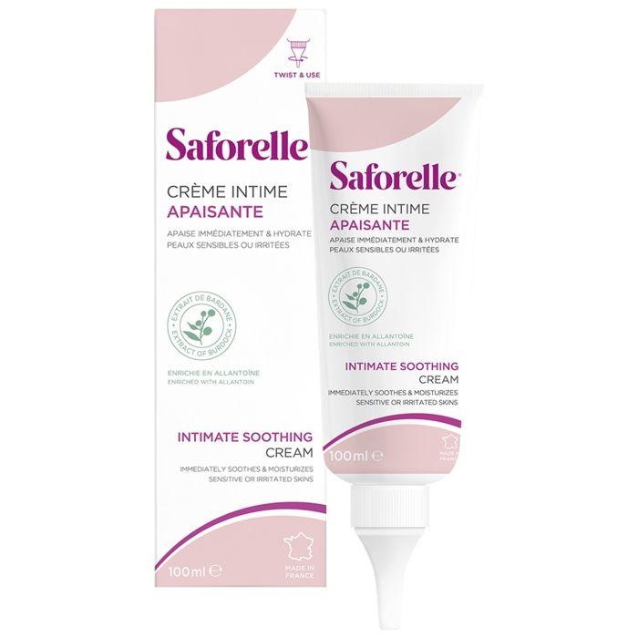 Crème Apaisante Intime - Saforelle - 100ml - Hypoallergénique - Peaux sèches - Irritations apaisées