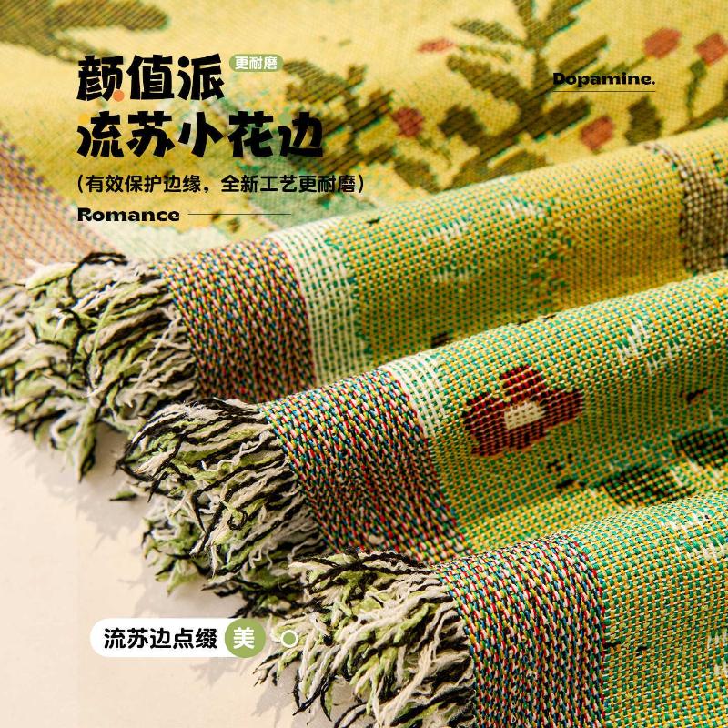 Chenille Sofa Throw Blanket High Quality Anti-cat Scratches Sofa Towel Slipcover Dustproof Couch Protector Camping Picnic