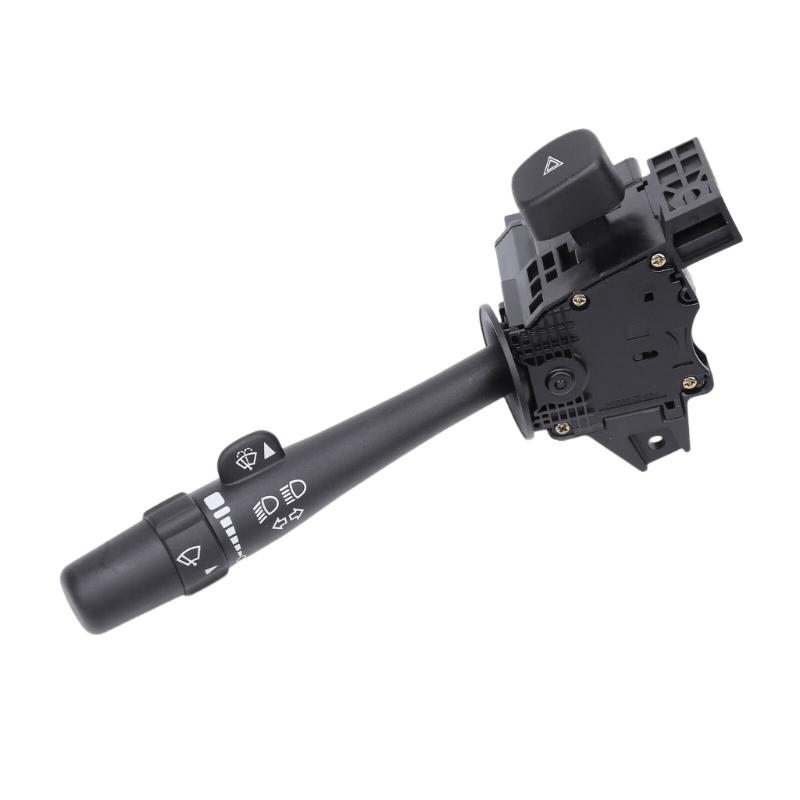 Automotive Combination Assembly for Faulty Turn Signal and Windshield Wiper Functions, Part 15849313 with White Symbols and Black Plastic Housing