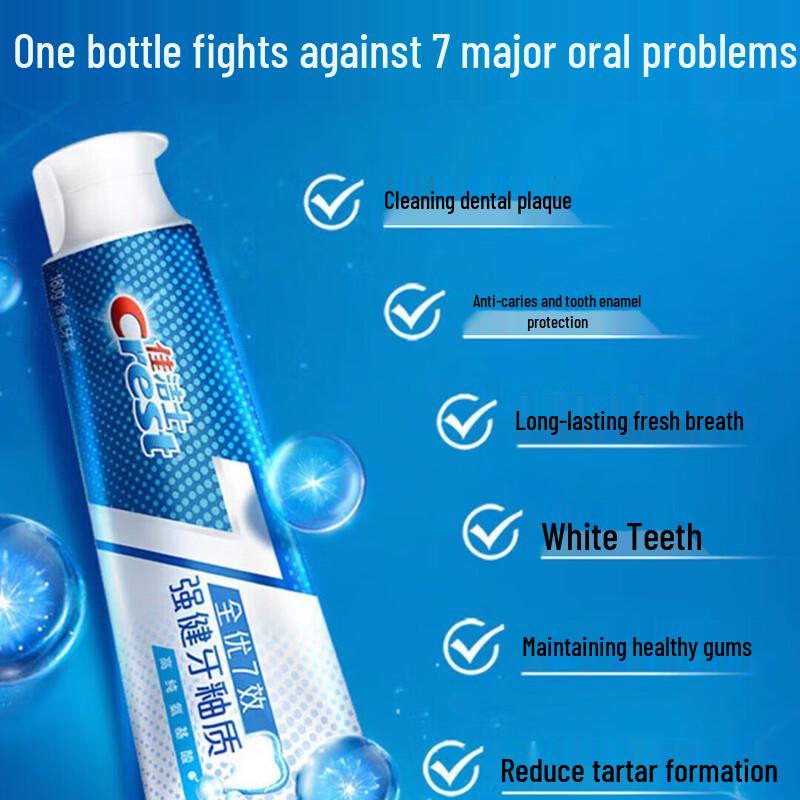 Crest All-in-One 7 Effects Toothpaste 3-Pack
