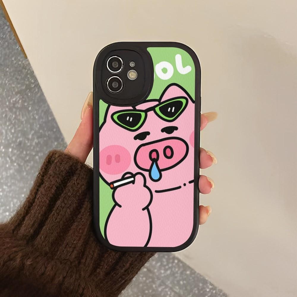 Cute Cartoon Animal Phone Case Hard Leather For iPhone 14 13 12 Mini 11 14 Pro Max Xs X Xr 7 8 Plus 6 6s