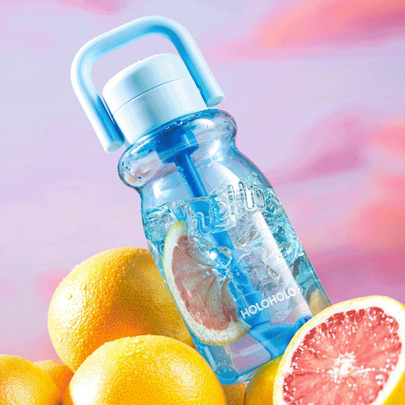 HOLOHOLO Small Milk Cup 630ml Tritan Water Bottle