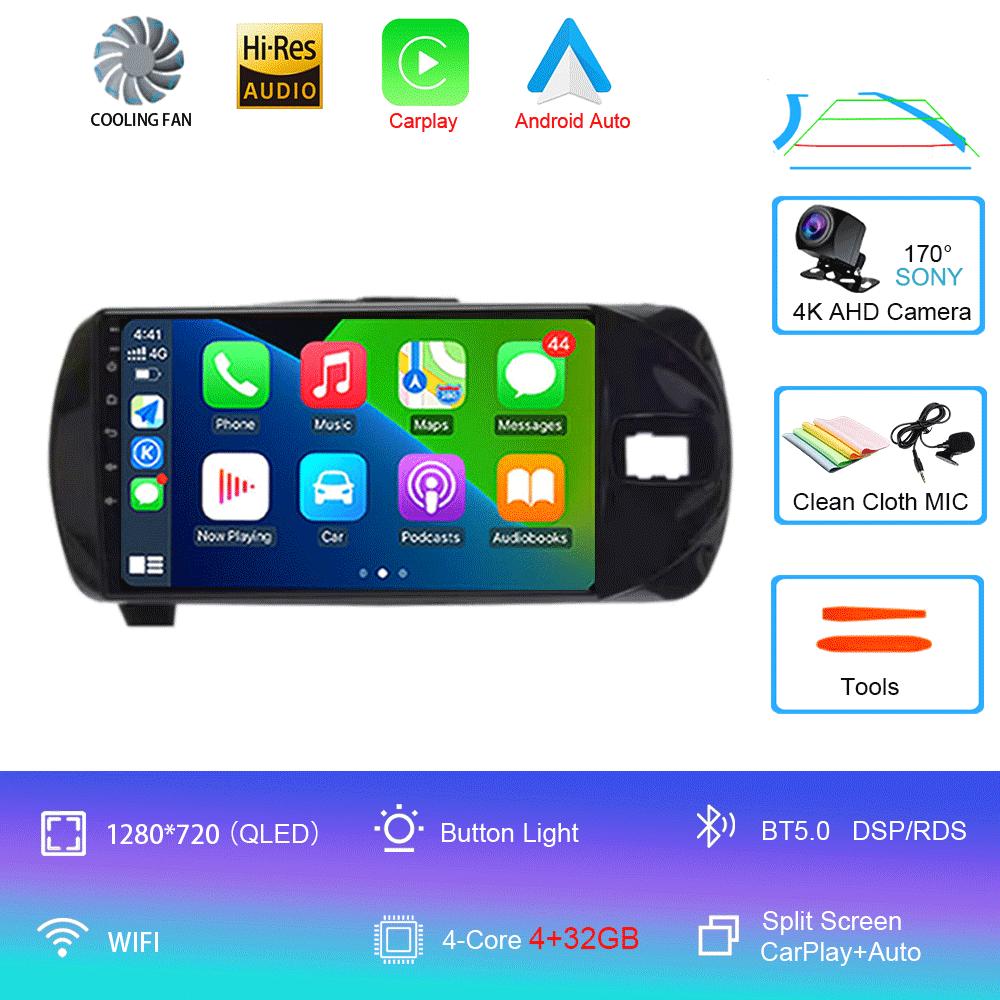

Автомобильное радио Android 14 Carplay для Toyota Vitz 3 XP130 2014 2015 2016 2017 2018 2019 Мультимедиа Видео Плеер Навигация GPS Стерео