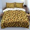 Leopard Print Bedding Set - 3 Pieces  Bedding Set (1 Duvet Cover, 2 Pillowcases, Duvet Not Included)