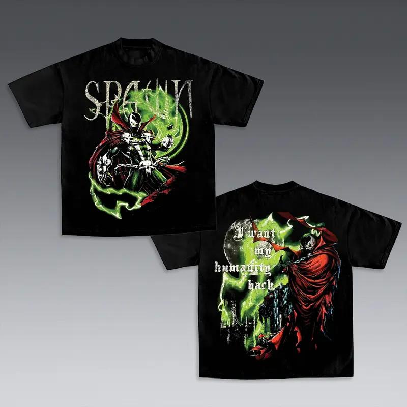 Spawn x American Thrift TEE, Bootleg Tee, Classic Movie, Old Movie Lover T-shirt Unisex T-Shirt L