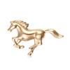 Retro Zodiac Galloping Horse Brooch: Three-Color Enamel Pin Accessory for Men