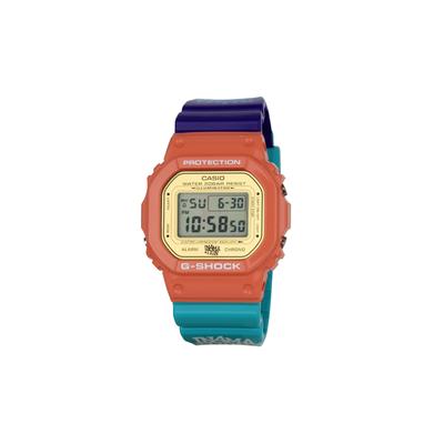CASIO G-SQUAD Series G-SHOCK & IN4MATION Cooperation Model 200 Meters Waterproof Quartz Resin Strap Unisex Gray Dial DW5600IN4M234