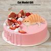 Cute Cat Model Toy Simulation Cat Model Desktop Decoration Ornaments Toy Gift