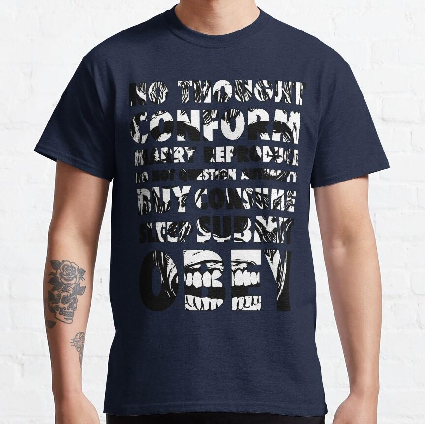 XIXI Fashion Retro Horrorfilm They Live Obey meme John carpenter vintage consume 80s Alien Grafische T-shirts grote maat Volwassen S-6XL M