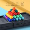 Cross-Border Magic Beads Pyramid IQ Puzzle: Brain-Burning Reasoning Game