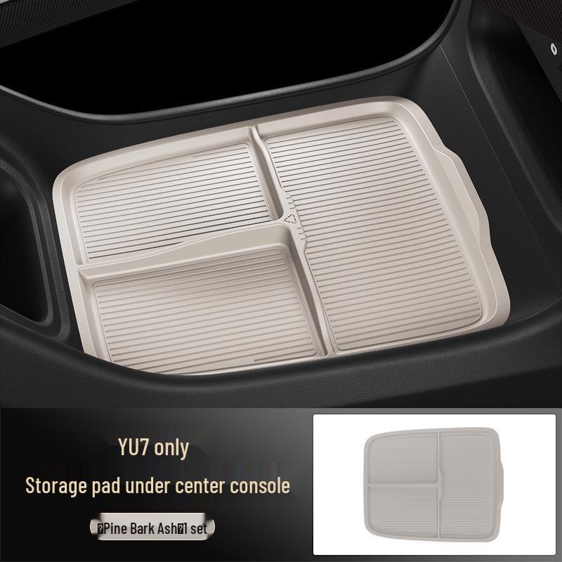 Xiaomi YU7 Silicone Under-Center Pad & Protective Cup Holder for Cars