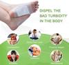 Pack of 2 Kinoki Detox Foot Pads - Ginger & Salt Adhesive Patches for Foot Care, Body Cleansing, Pain Relief, Relieve Stress, Relaxation | Organic