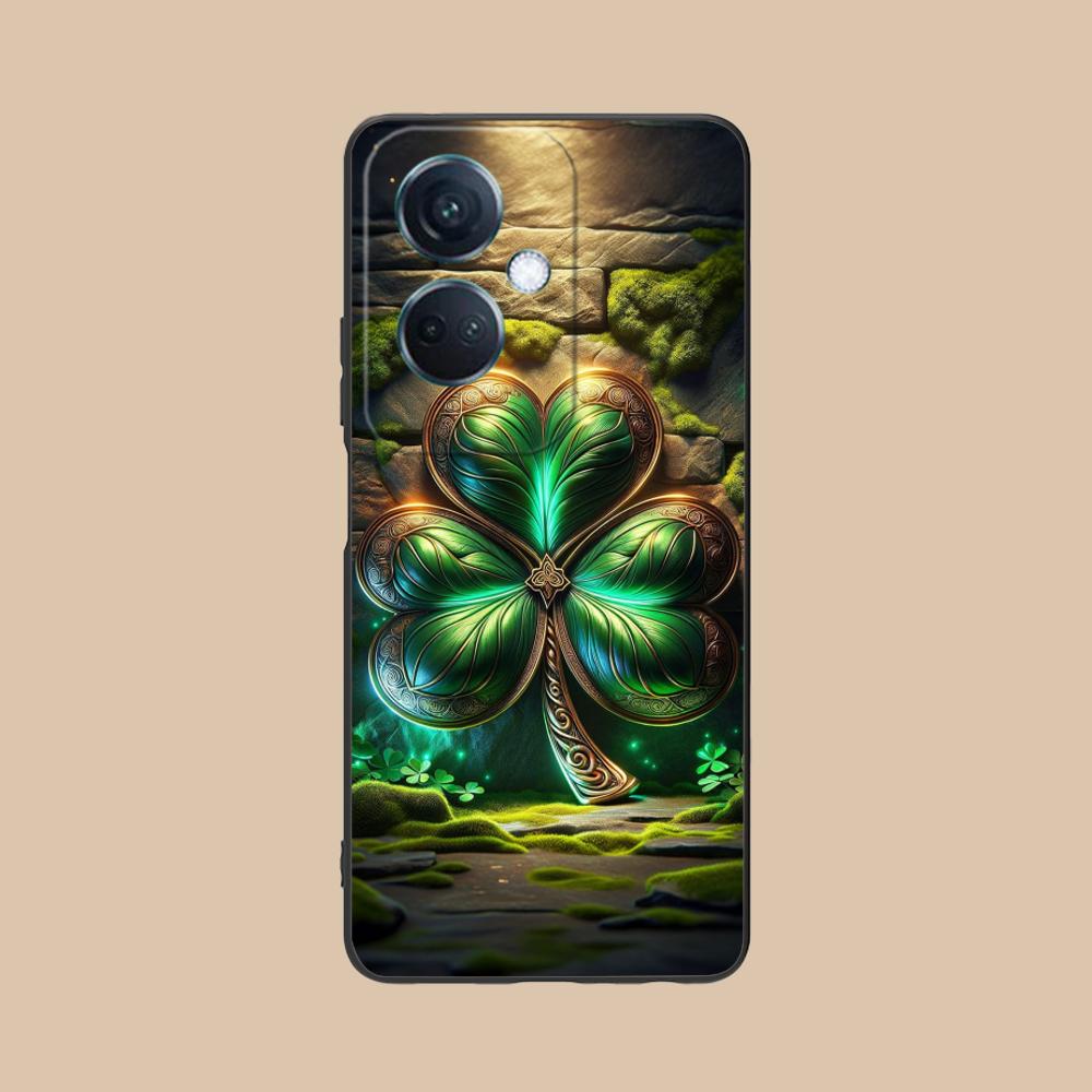 Saint Patrick's Day Mobile Phone Case for OPPO Reno 14 13 12 11 10 9 8 7 6 5 F T Pro 5G Colorful Printing Cover Cover Luxury