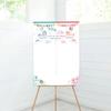 Gender Reveal Game for Baby Shower with Poster 36pcs Girl or Boy Voting Stickers for Gender Reveal Use Party Supplies
