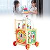 Baby Wooden Cube Walker Developmental Montessori Learning Educational Gifts