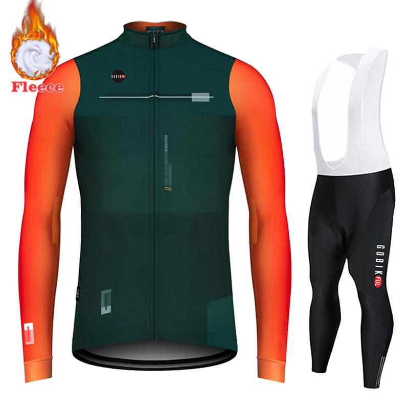 Vêtements de cyclisme d'équipe de course, Hiver, 2026 Ensemble de vêtements de cyclisme en laine pour homme, Ensemble de maillot de VTT Ciclismo