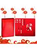 Red plastic playing cards PVC poker waterproof washable Parker rustic gold Year of the Dragon creative thickened card d