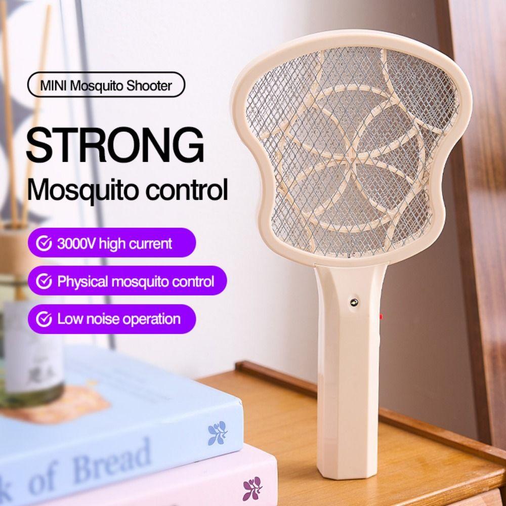 

Anti-mosquito Electric Mosquito Swatter 3000V Mosquito Killler Handheld Zapper Swatter Home хакі