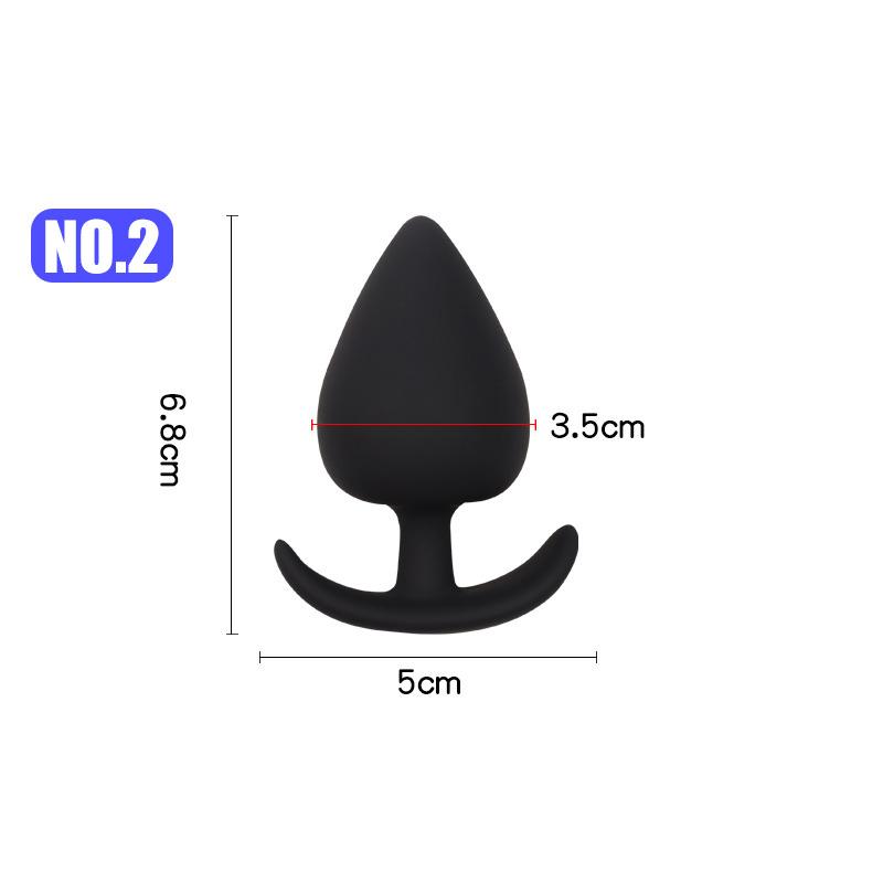 Anal Plug Safe Silicone Dildo Anal Butt Plugs G Spot Stimulation Unisex Wearable Stopper Adults Sex Toys for Men Women