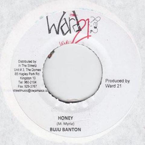 

7inch Record BUJU BANTON - Honey none Ward 21 2009 Jamaica Reggae, Ska & Dub