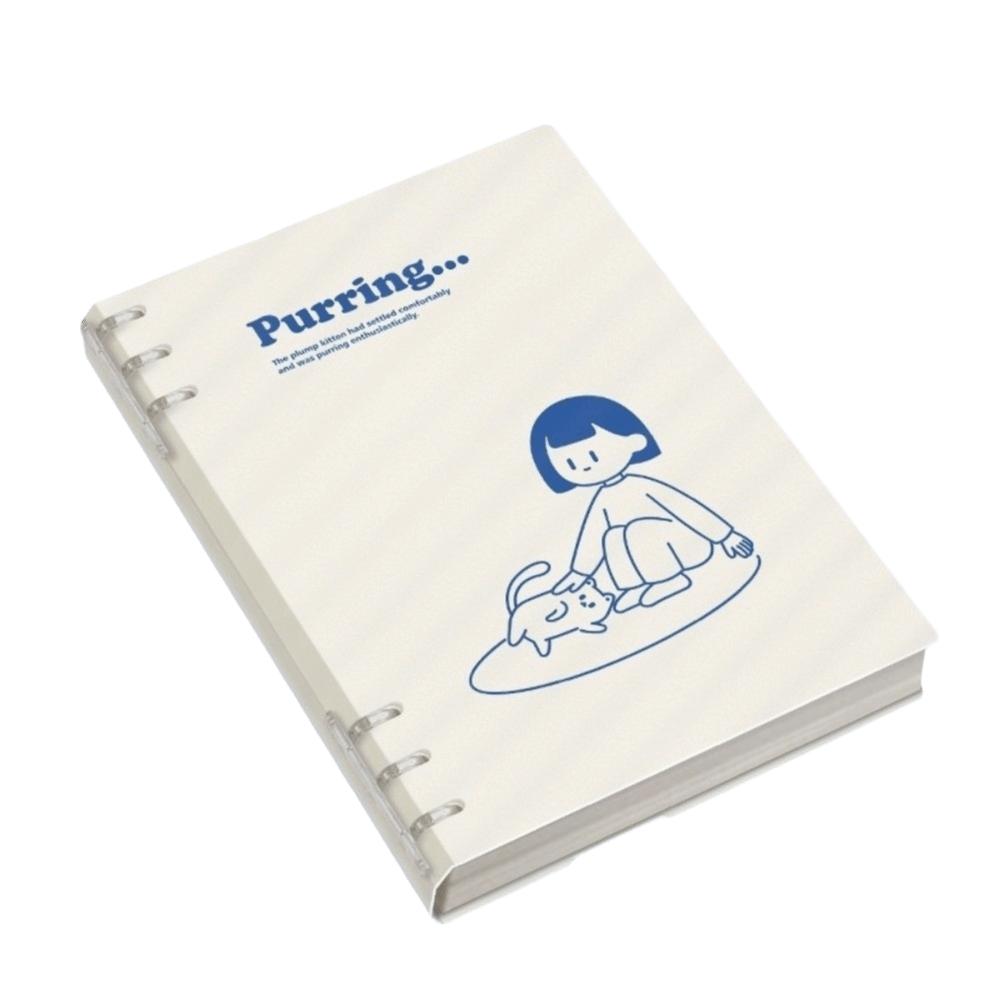 Puppy Binder Notebook A5/B5 Note Book Cute Loose-leaf Notebook  Student Office Stationery