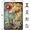 Metal Wall Art Decor, Tin Sign Vintage Home Decoration 20x30cm