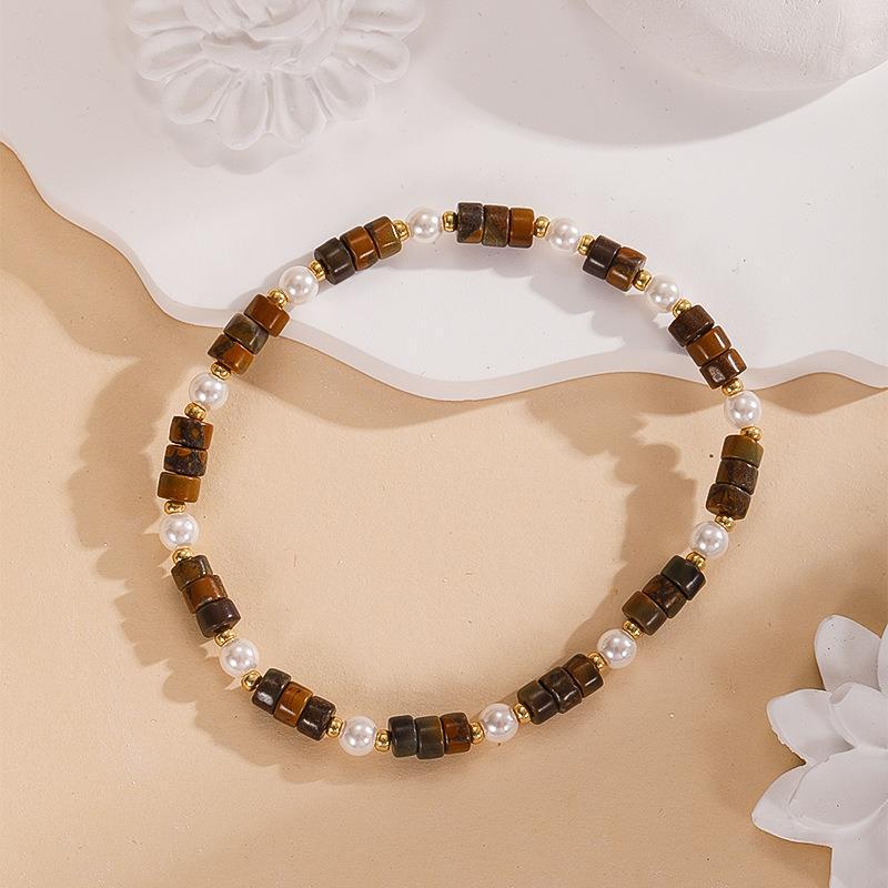Retro Summer Pearl Bracelet with MIYUKI Seed Beads - High-End Niche Design