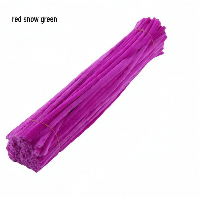 Chenille Stems [Zinc Art] Macaron Wool Strips for DIY Children's Toy and Bouquet Crafts.