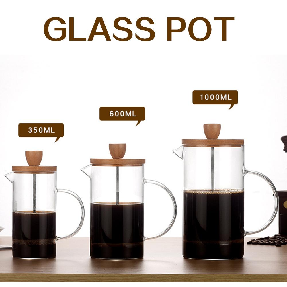 Versatile Home French Filter Press Pot Multi-Functional Perfect For Coffee Tea For Coffee Lovers