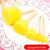 Children's Round Sponge Brushes for Art & Painting - Mushroom Head Tools for DIY Graffiti and Kindergarten Use