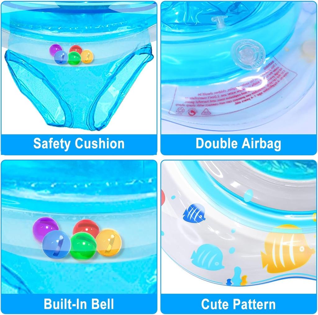 Baby Float with Foot Baby Swimming Ring for and Outdoor Strong Swimming Lightweight and For Children Months Hole, Bathtub, Pool, Use, Buoyancy,