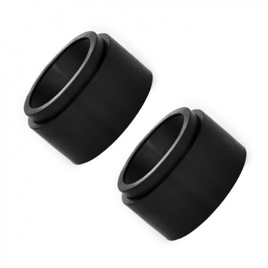 Engine Cover Rubber Mounting 2PCS Black For Mat Plastic New Parts