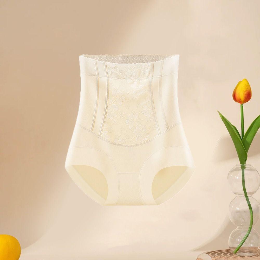 Tvarovací prádlo Kalhotky s push-up efektem Krajkový květinový bezešvý spodní díl Módní spodní prádlo pro kontrolu bříška Dámské