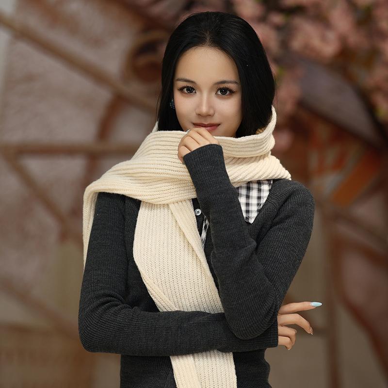 

1 шт. Корейская модная шаль, вязаная шапка, зимняя, теплая, ветрозащитный капюшон, альпинистский шарф для женщин бежевый