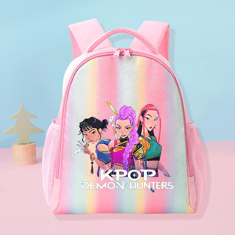 KPop Loveci na démony Škola Duhový Batoh Rumi Mira Zoey Dívka Studentský Batoh Anime Film Ženy Cestovní Batoh Narozeninový Dárek