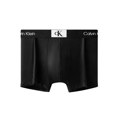 Ck96 Series Small Square Logo Letter Embroidery Print Boxer Briefs Men Underwear Black NB3406-UB1
