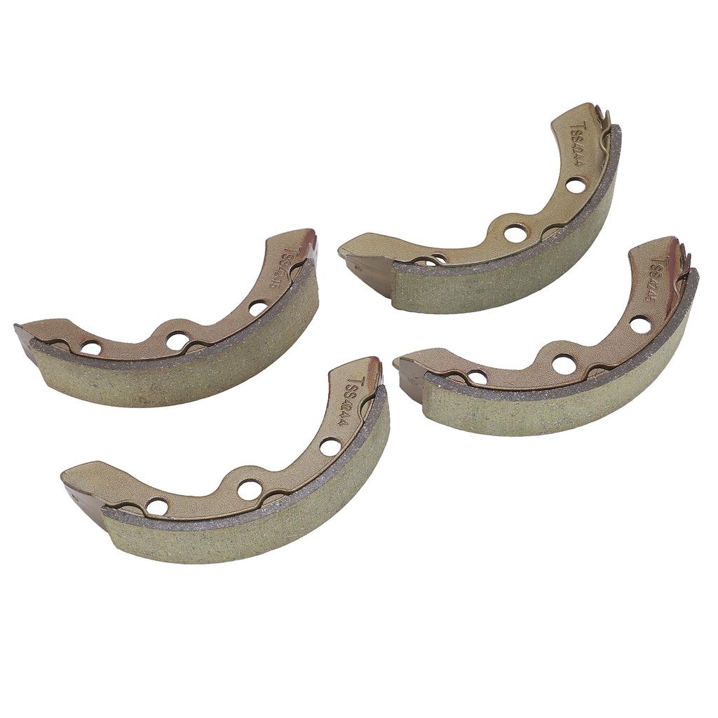 4pcs Brake Shoes Set 101823201 Front Rear Replacement for Club Car DS Precedent 1995‑Up