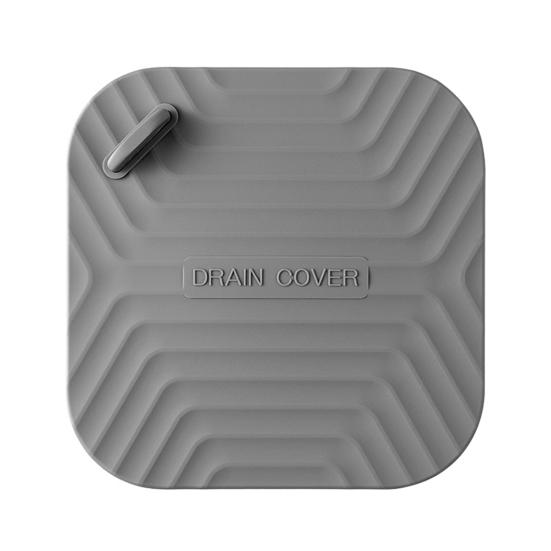 

Противозасоряющаяся противоскользящая полезная гибкая ловушка для волос, крышка для ванны, сливная пробка для воды серый