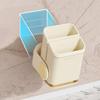 Wall Mounted Rotatable Chopstick Holder Countertop Cutlery Drying Basket Cutlery Rack  Kitchen