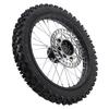 14 Inch Dirt Bike Front Wheel Assembly 60 100 14 2.5 14 Tire Inner Tube 12mm Rim Axle with Brake Rotor for 125 140 150