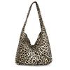 Polka Fashion Dot Leopard Print Pattern Women Large Capacity Canvas Tote Bag