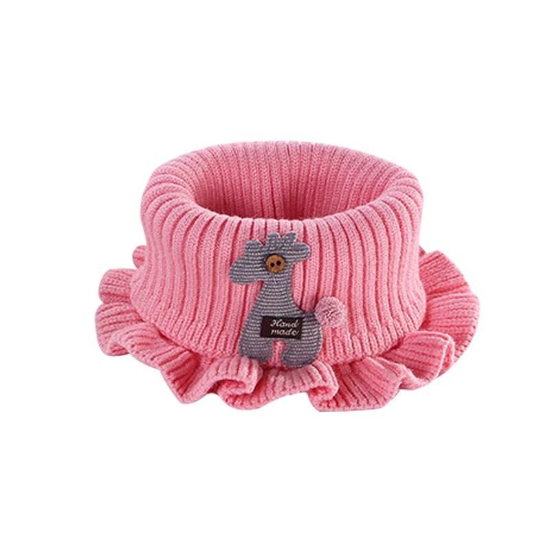 Autumn & Winter Knitted Baby Scarf - Cute Boys & Girls Neck Warmer, Thickened for Cold Weather