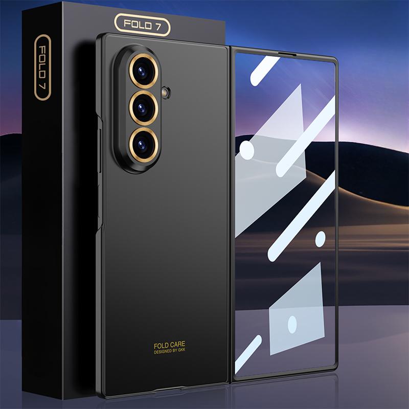 

0.6mm Ultra Thin Slim Matte PC hard Phone Case for Samsung Galaxy Z Fold 7 Z Fold7 Built-in Screen Protector Shockproof Cover Galaxy Z Fold7