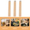 3Pcs Solid Wood Detachable Handles Ergonomic Antiscald Design Compatible with Various Cookware and Safe 5.5x45mm Hole